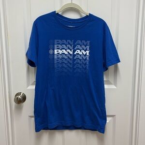 Pan‎ Am Fading BlueT-Shirt - size medium